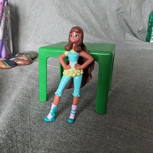 Winx Club Nickelodeon McDonald's Happy Meal 2013 Doll Aisha 3in Doll Turquoise